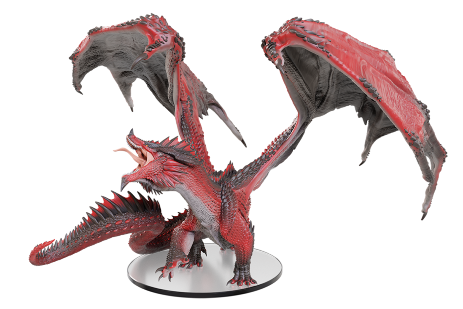 WizKids revela novos Dungeons & Dragons Adult Red Dragon Tyrant WizKids revela novos Dungeons & Dragons Adult Red Dragon Tyrant