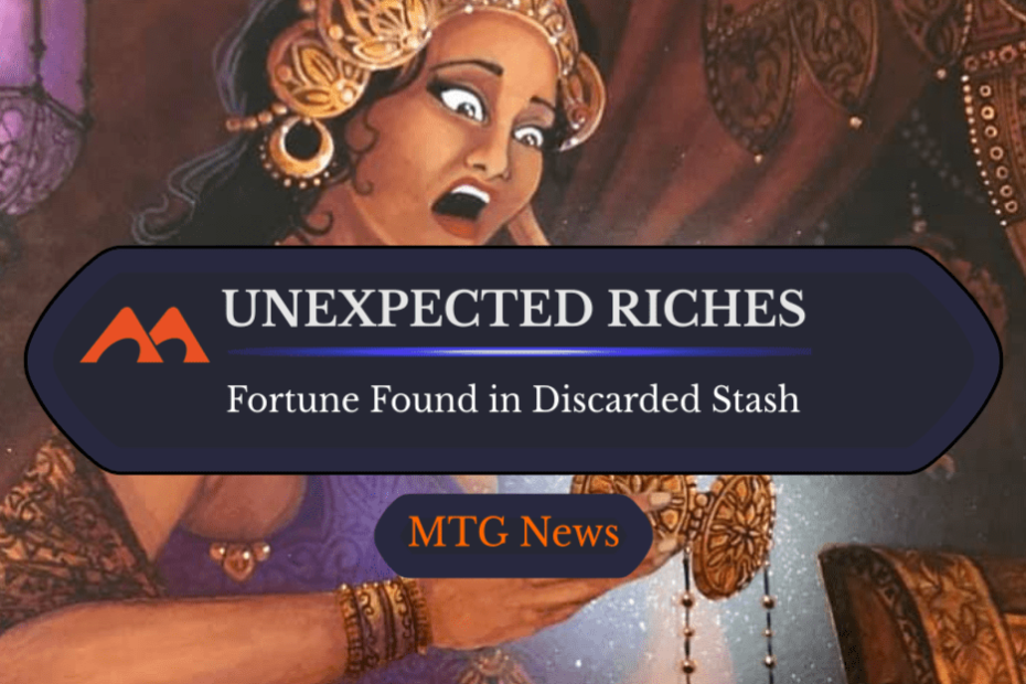 Redditor encontra uma FORTUNA na coleção MTG descartada