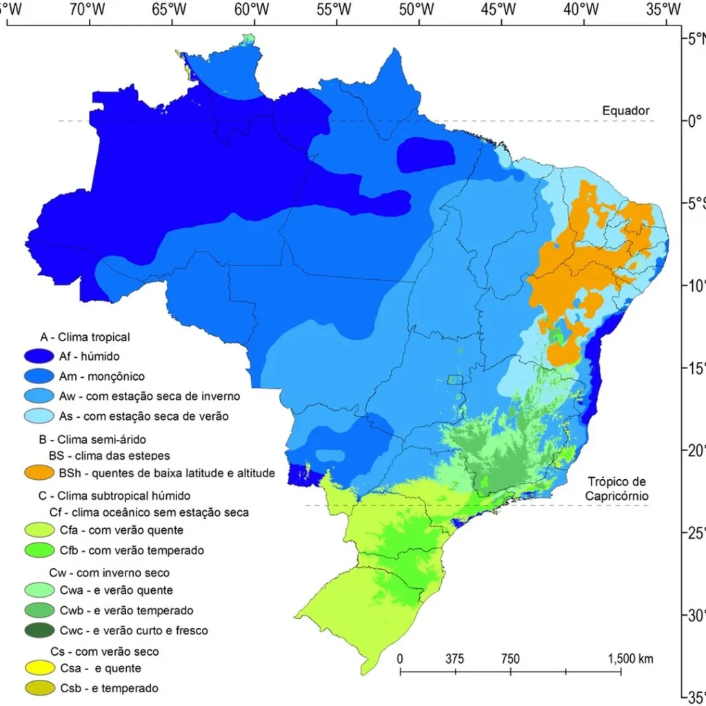 Inmet divulga previsao de chuva acima da media no norte e sul