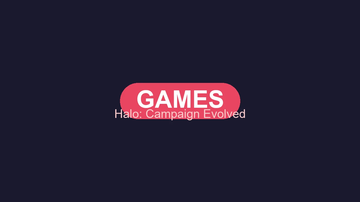 Categoria Games - Halo: Campaign Evolved