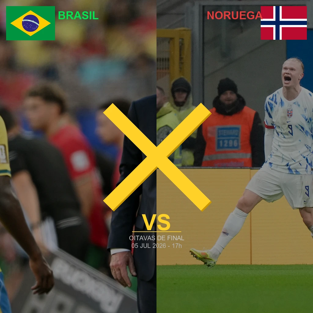 Brasil x noruega nas oitavas: tabu histórico e duelo de gigantes na copa do mundo 2026