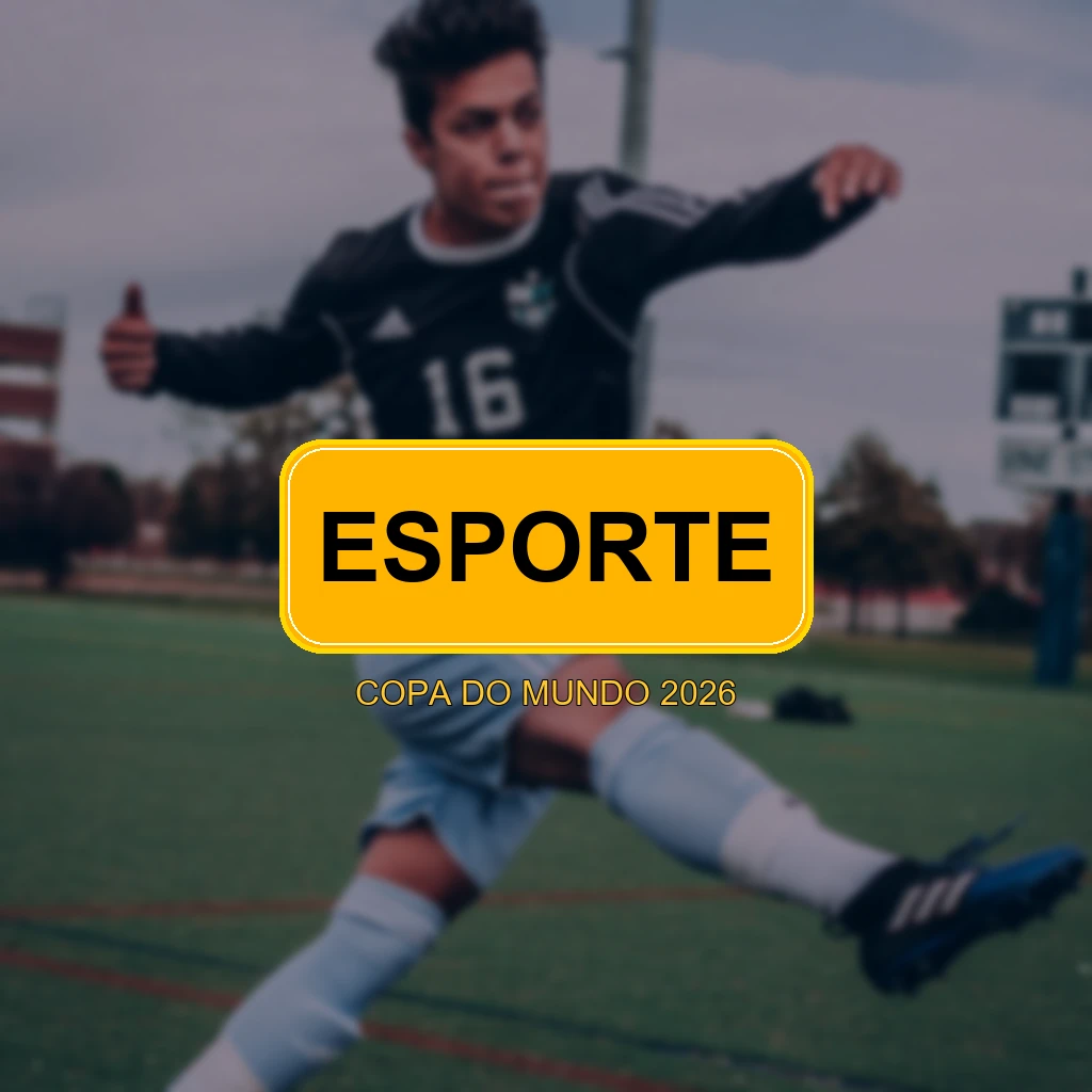 Badge Esporte - Categoria da postagem sobre a Copa do Mundo 2026