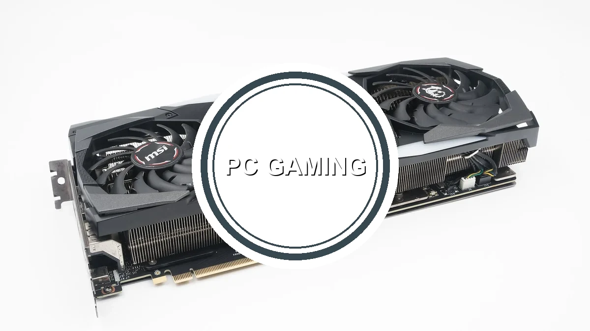 Foto real de placa de vídeo GeForce RTX da MSI, tema do post sobre a exigência de mais memória VRAM nos jogos de PC lançados em 2026
