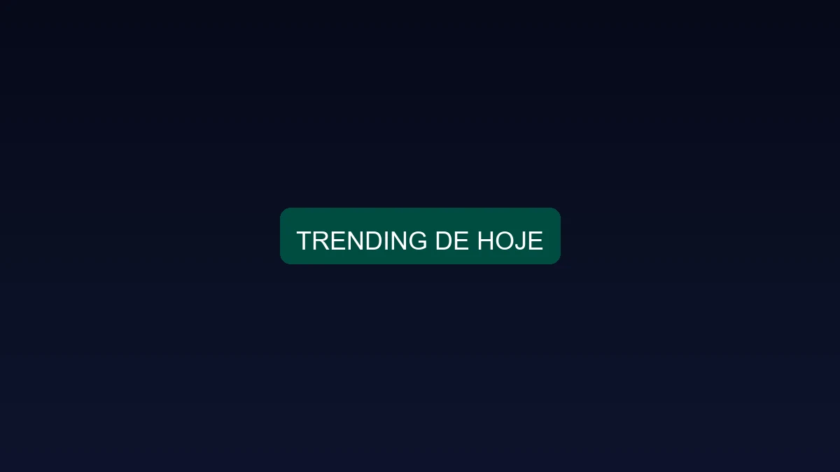 Badge Trending de Hoje - Tempestade com ventania no Brasil