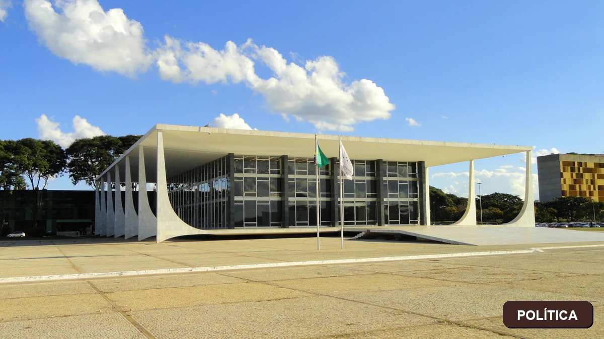 Prédio do Supremo Tribunal Federal em Brasília em foto real, tema do caso Lulinha e da crise entre STF e Polícia Federal em agosto de 2026