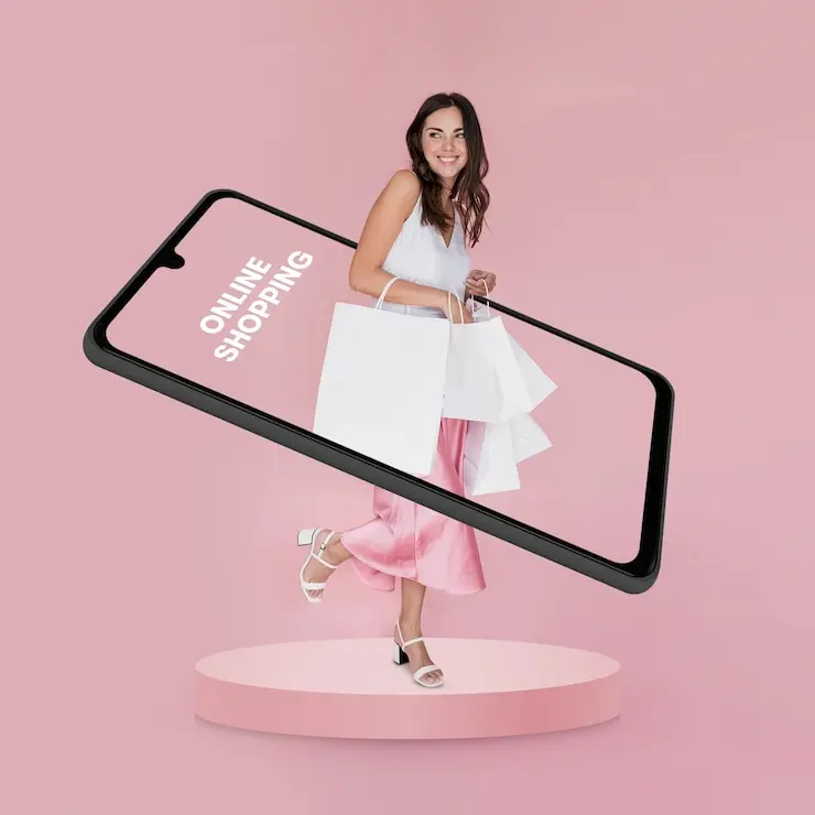 Loja Virtual própria, venda nos Marketplaces 9 compras on line de mulher de tiro completo 23 2150567521