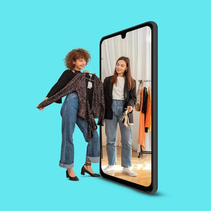 Loja Virtual própria, venda nos Marketplaces 3 compras on line de mulher de tiro completo 23 2150567527